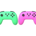 Switch Pro Bluetooth Wireless Game Controller NS Lite Mini Grip Dual Vibration Private Mold with Rubber Coating