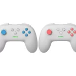 Switch Pro Bluetooth Wireless Game Controller NS Lite Mini Grip Dual Vibration Private Mold with Rubber Coating