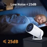 2025 Cross-Border New HY300 Portable Ultra HD Smart Projector Android System 5G Home Use