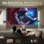 M200S New Home Mini Projector Portable Micro Kids Family Wired Mobile Screen Sharing Projector