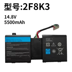 Compatible with Dell 2F8K3 Alienware 17/18 M17X R5 M18X R3 P18E P19E Laptop Battery