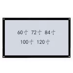 POWERFUL Factory Direct Portable Folding Soft Projector Screen for Outdoor Projection, HD Movie Display Fabric