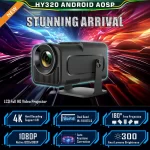 Cross-Border Hot-Selling Y320 Projector Outdoor Camping 4K Ultra HD Android 5G Gaming Projector