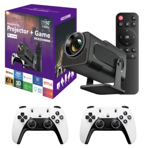 New HCS350MINI Game Projector Android Allwinner H713 Supports 4K HD Projection Game Console
