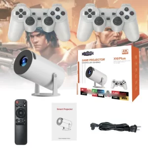 Cross-Border Smart X10 Plus Game Console Projector 720P H713 Android 11 HD 4K Projector Wholesale