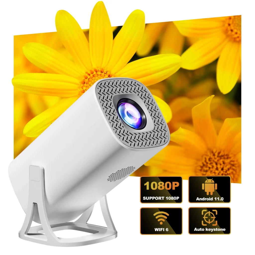 New Cross-Border Game Version Portable Projector S40 4K Android 13 WIFI HD Home Game Machine