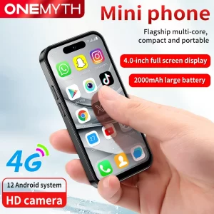 4G Smart Mini Phone M17pro 4-inch Large Screen Dual SIM Student Android 10.0 GPS Cross-border Quad-core High Configuration