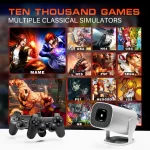 New S40Max Game Projector HY300 Game Projector Smart Android 4K HD Arcade Projector