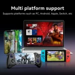 D11/D11S Stretchable Game Controller with Hall Trigger for Switch/PC/Android/iOS Bluetooth XBOX Streaming Gamepad