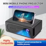 M200S New Home Mini Projector Portable Micro Kids Family Wired Mobile Screen Sharing Projector