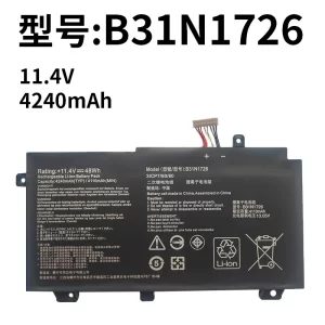 Replacement Laptop Battery for ASUS B31N1726 FX80GE/GM FX86FE/FM FX504 FX505