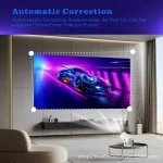 Cross-Border Mini Portable Cylinder Projector for Home Theater 4K Game Projector