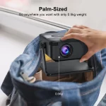 Cross-Border Hot-Selling Home Projector Ultra HD 4K Wireless Screen Mirroring Outdoor Mini Portable Bedroom Wall Projector