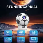 Cross-Border Portable Android Smart Projector 720P 4K Auto-Focus Screen Casting Home Office Projector