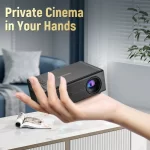 M200S New Home Mini Projector Portable Micro Kids Family Wired Mobile Screen Sharing Projector