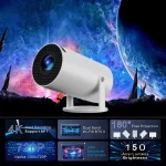 Cross-Border Mini Portable Cylinder Projector for Home Theater 4K Game Projector