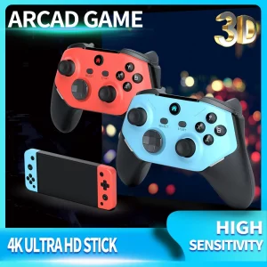 New M66 Home Game Console 4K HD Wireless Controller PSP Retro Arcade Classic Gaming System
