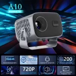 Cross-Border Mini Home Projector Portable Screen Sharing Projector for Kids Mobile Animation